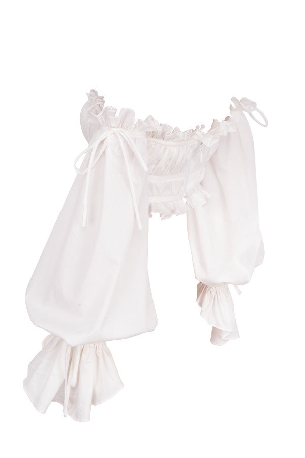 Helivienne - Witte Off-Shoulder Top