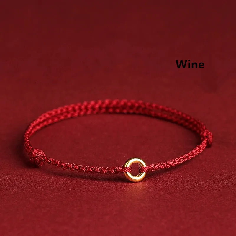 Jalena - Handgeweven Gouden Cirkel Armband