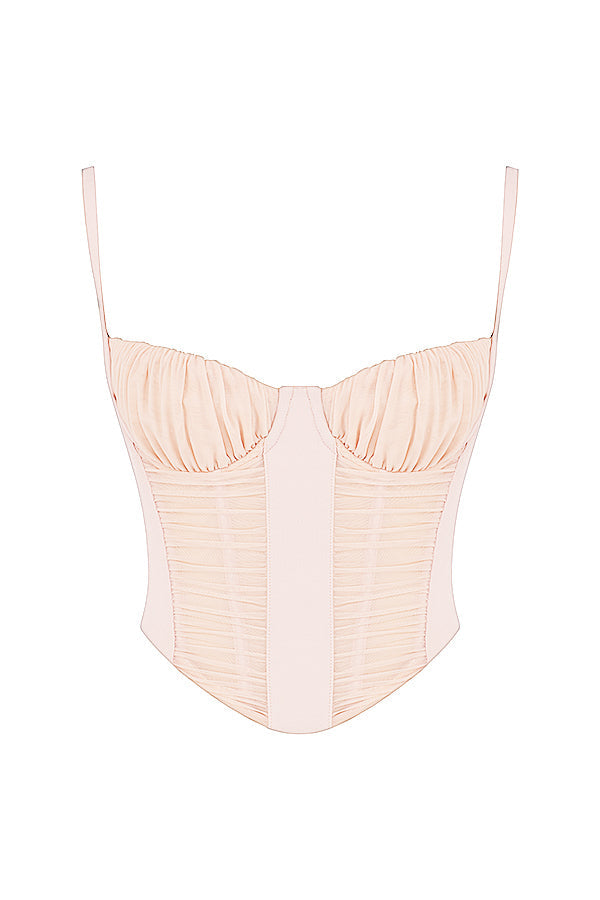 Helivienne - Peachy Gathered Korset met Romantische Details