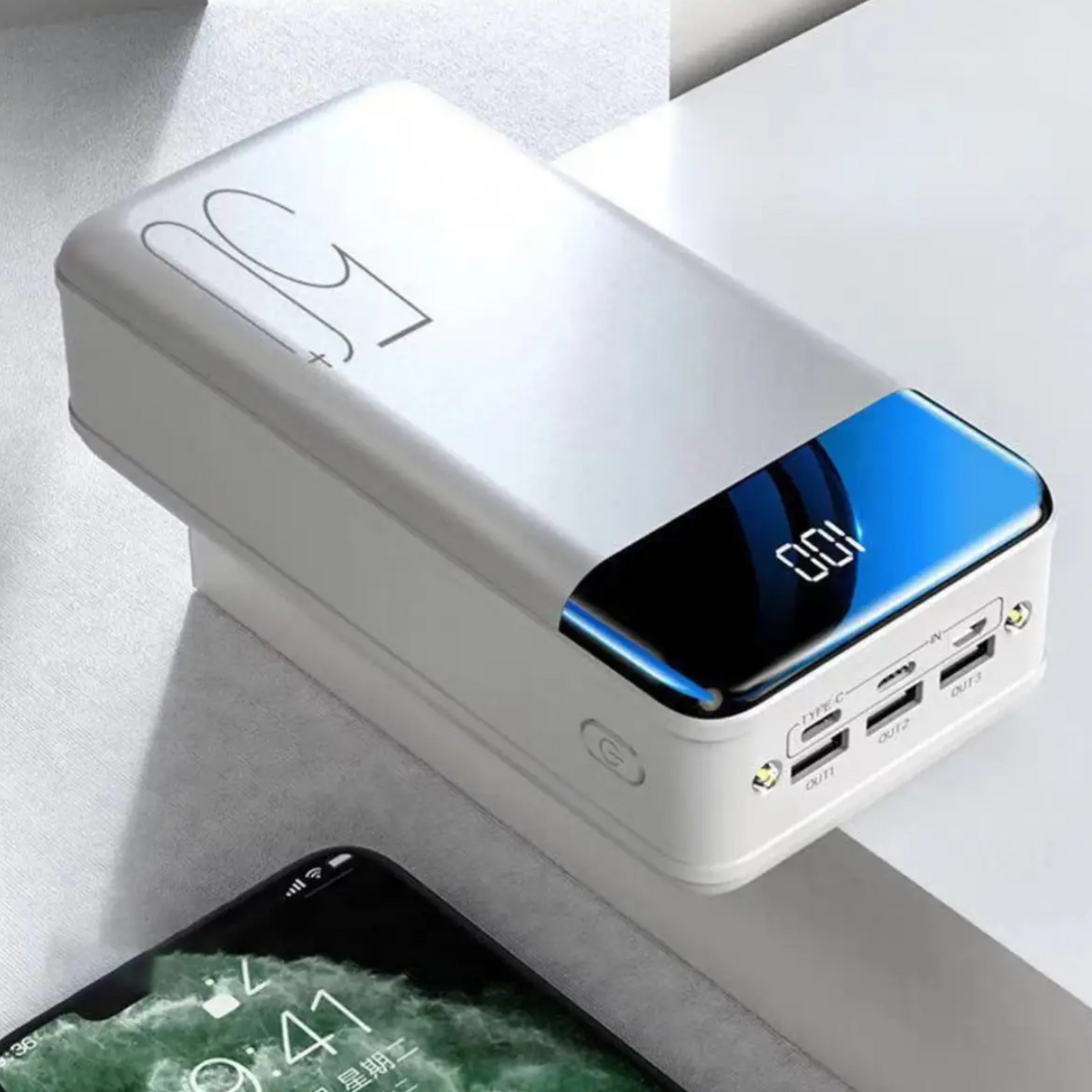 Powerbank 100 000 mAh | Elektronika na wycieczki i sytuacje kryzysowe, kup Power Bank