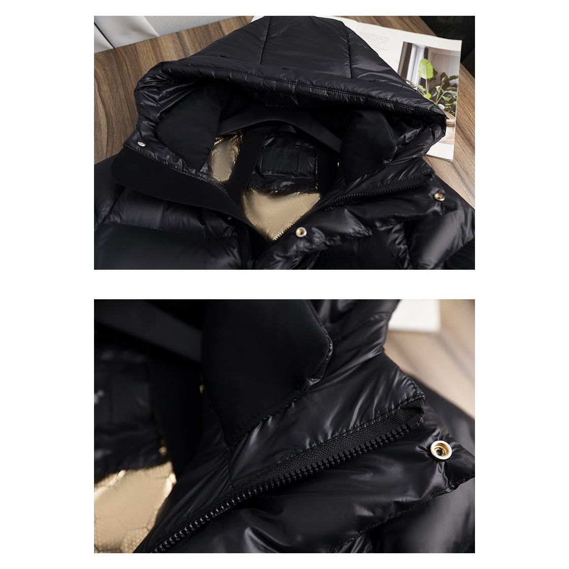 Dames Puffer Winterjas – Met Donsvulling, Waterdicht en Gewatteerd voor Regen en Sneeuw