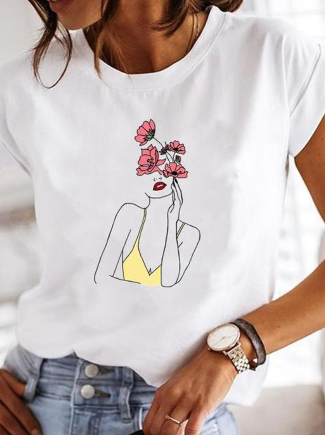Kirsten – Bedrukt T-Shirt