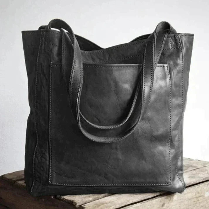 Luna - Trendy Leren Schoudertas