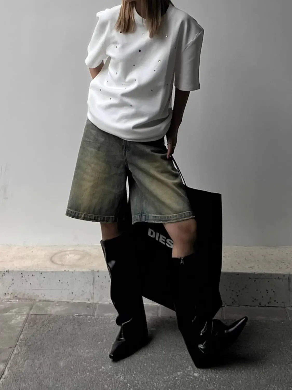 Lucie - Losse Denim Shorts