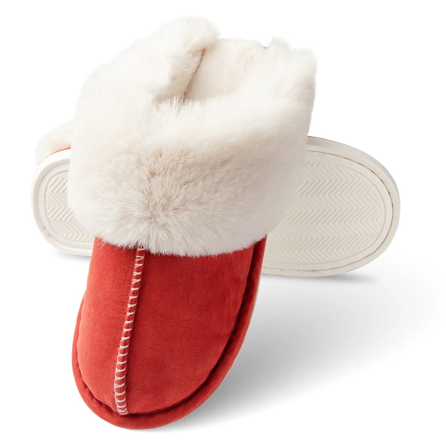 Dames Warme Gevoerde Pantoffels β Pluche Winter Huispantoffels voor Binnen