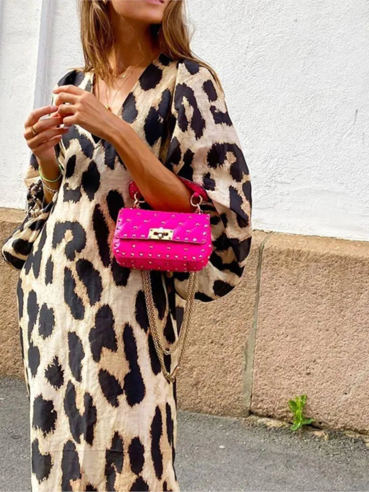 Nadine - Jurk met Panterprint