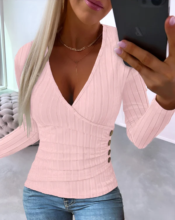 Leandra β Chic Top met V-hals