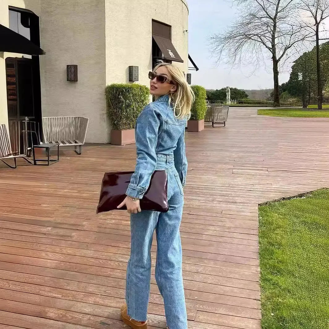 Fayenne - Denim Jumpsuit voor Dames