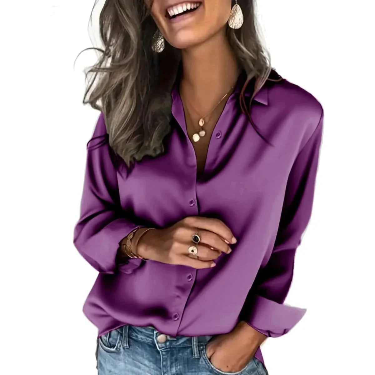 Dames Blouse Relaxed Fit Overhemdblouse