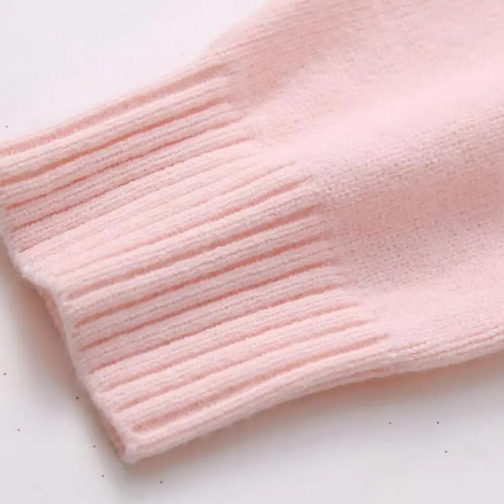 Dames Gebreide Pullover Trui β Roze, Casual voor Herfst en Winter