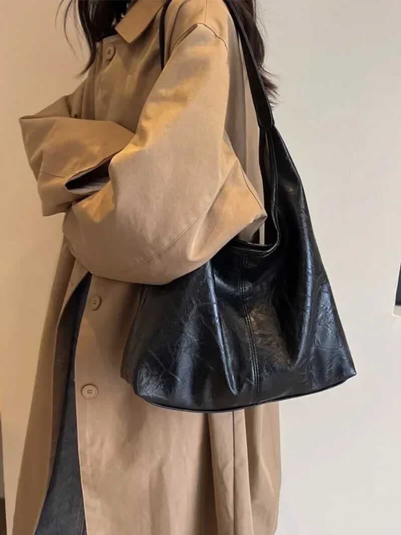 Leren Schoudertas voor Dames met Minimalistisch Ontwerp – Luxe Accessoire voor Dagelijks Gebruik