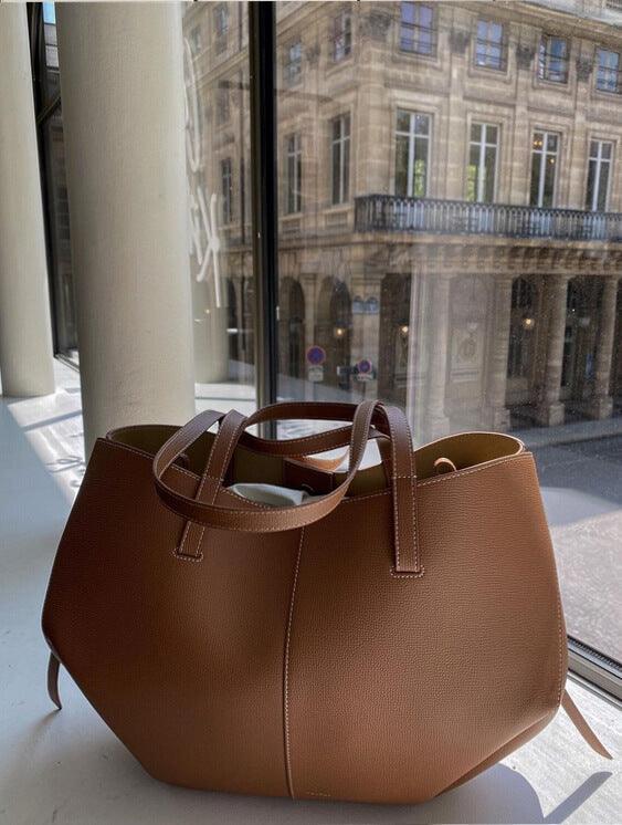 Noa - Stoere Vintage Leren Tote Bag