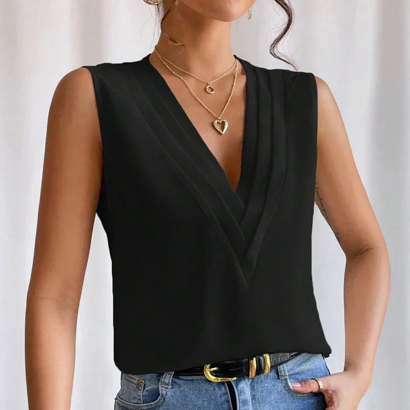 Elina - Mouwloze Blouse