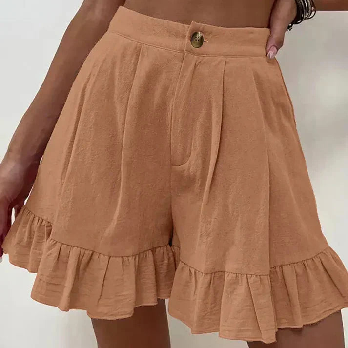 Noor - Elegante Geplooide Shorts
