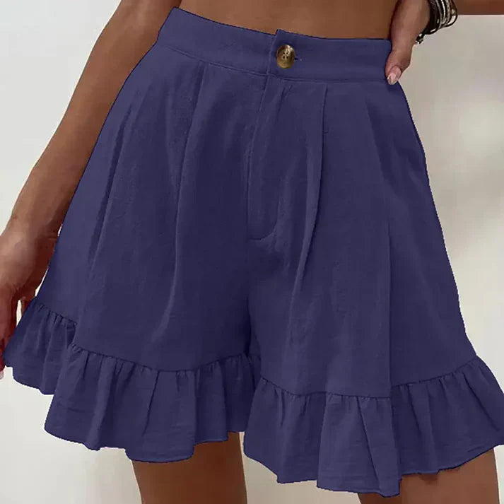 Noor - Elegante Geplooide Shorts