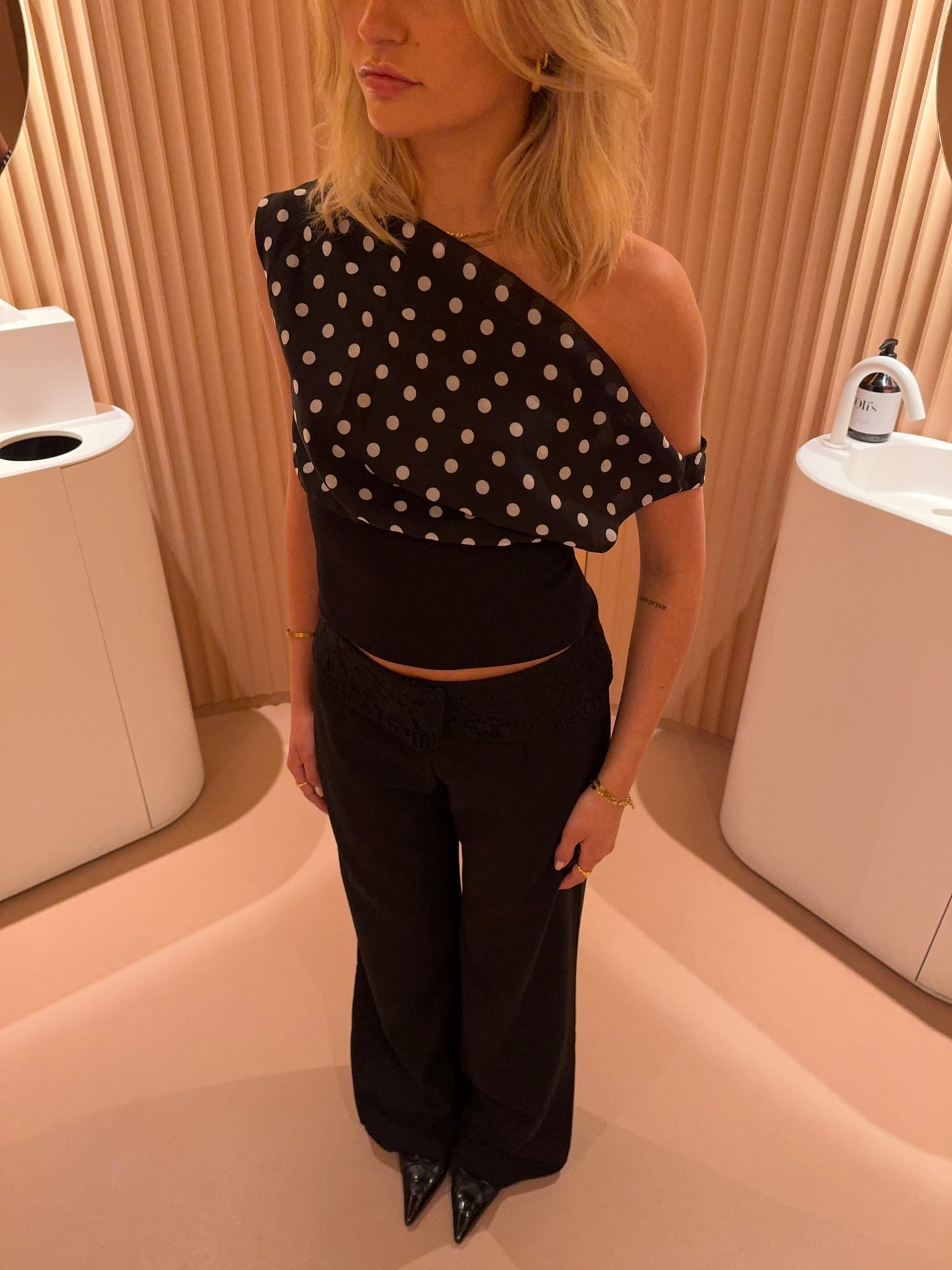 Lina - Polka Dotted Top