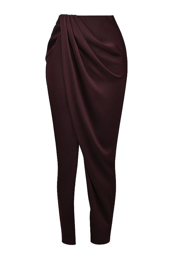 Odette - Satijnen Corset-Top en Maxirok Set