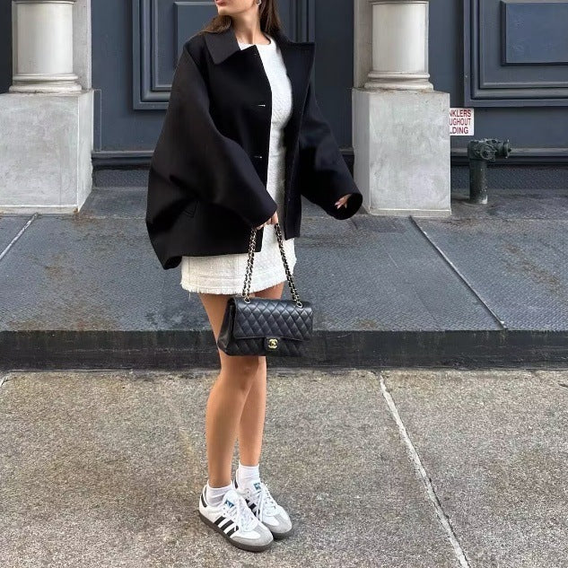 Maya - Oversized Wollen Jas