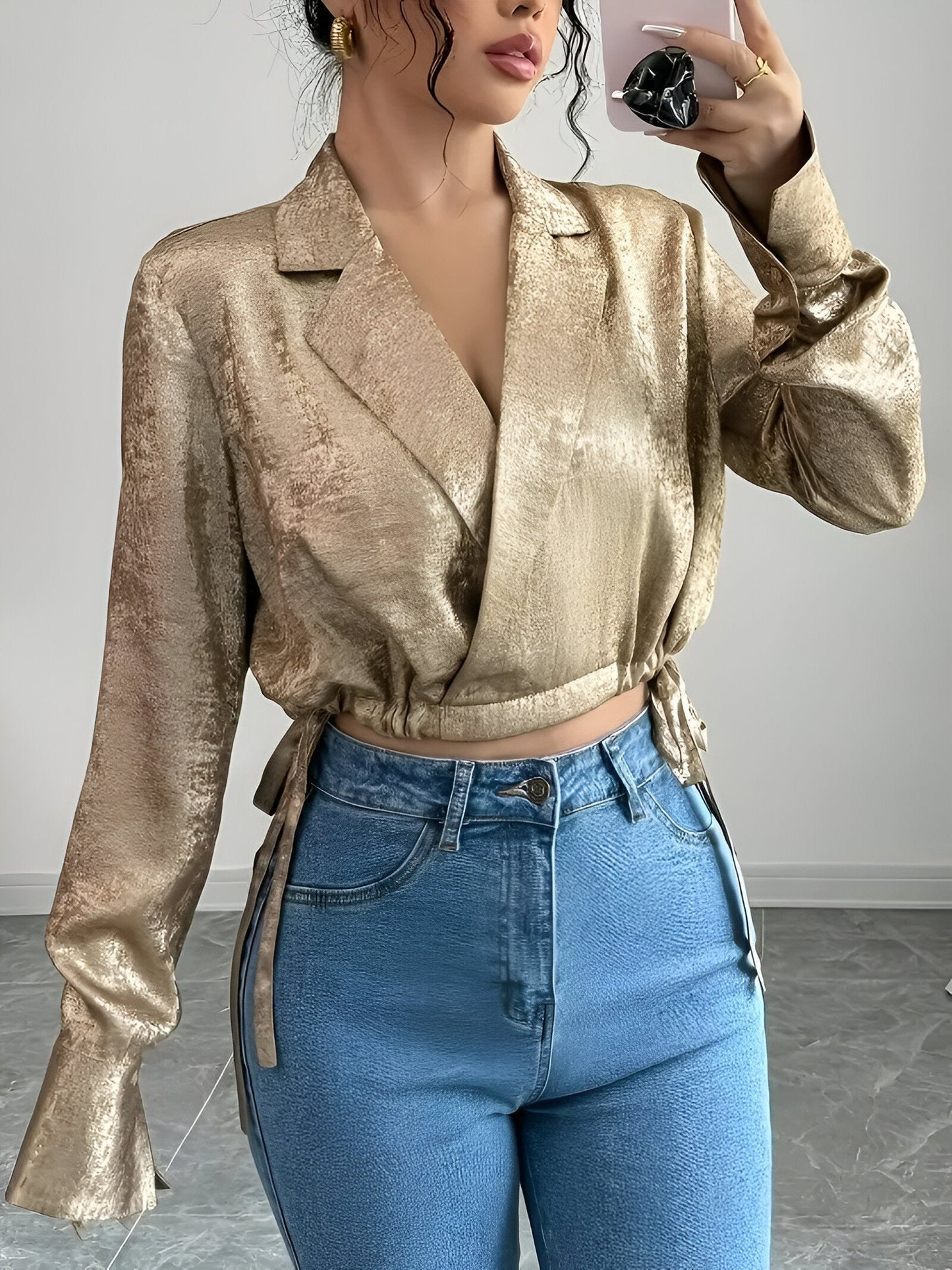 Bess - Gouden Blouse