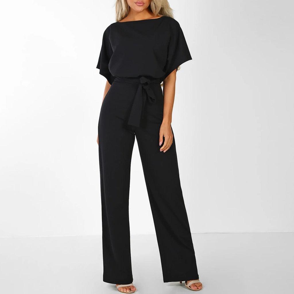 Sophie - Speelse Dames Jumpsuit met Korte Mouwen