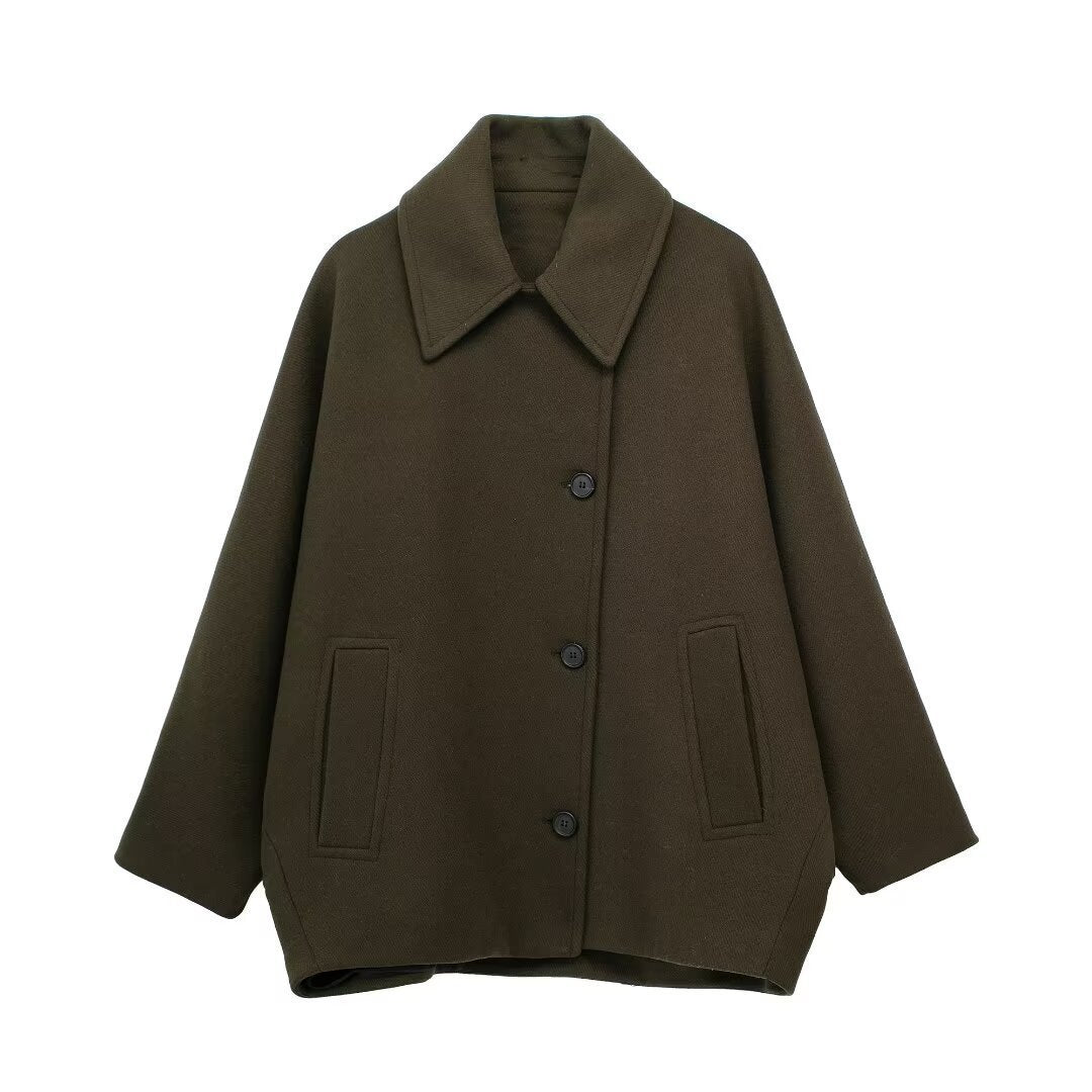 Maya - Oversized Wollen Jas