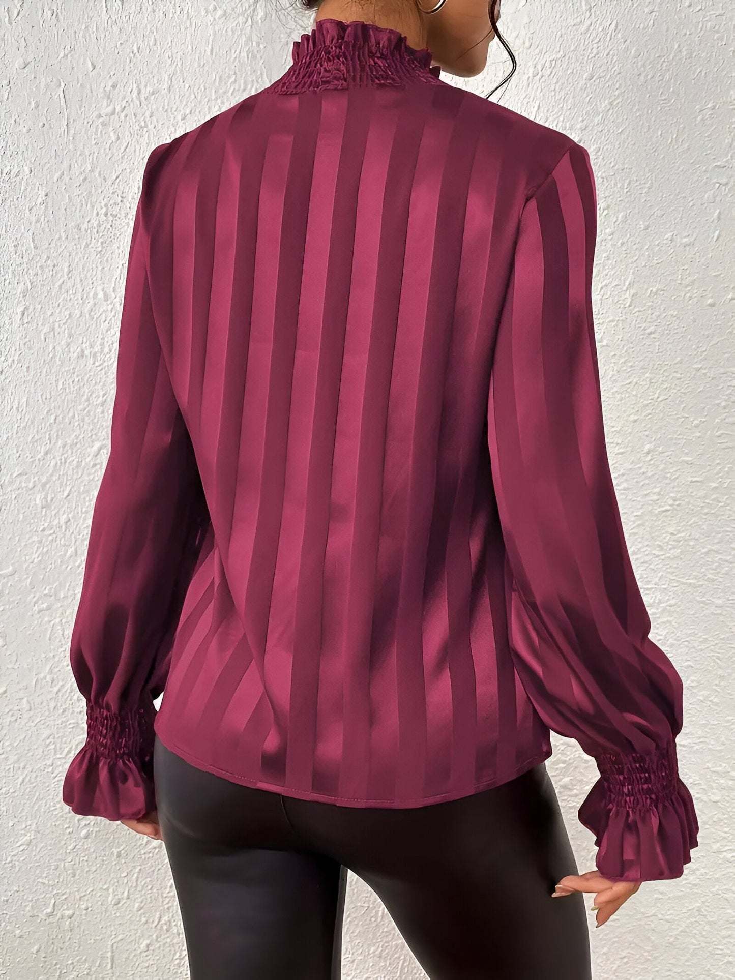 Bayla - Elegante Geplooide Blouse