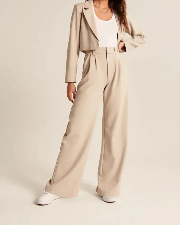 Jannora – Modieuze Flared Broek