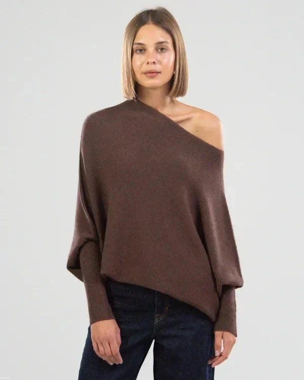 Céline - Asymmetrische Gedrapeerde Trui
