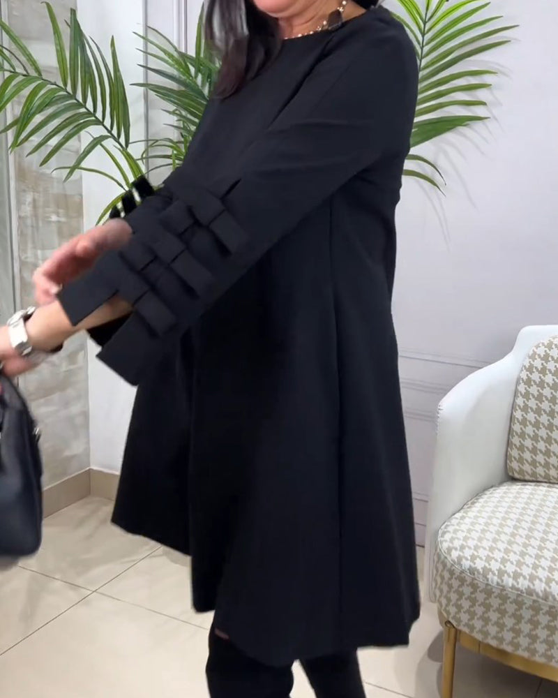 Dames Casual Jurk met Lange Mouwen β Basic, Voor Dagelijks Gebruik