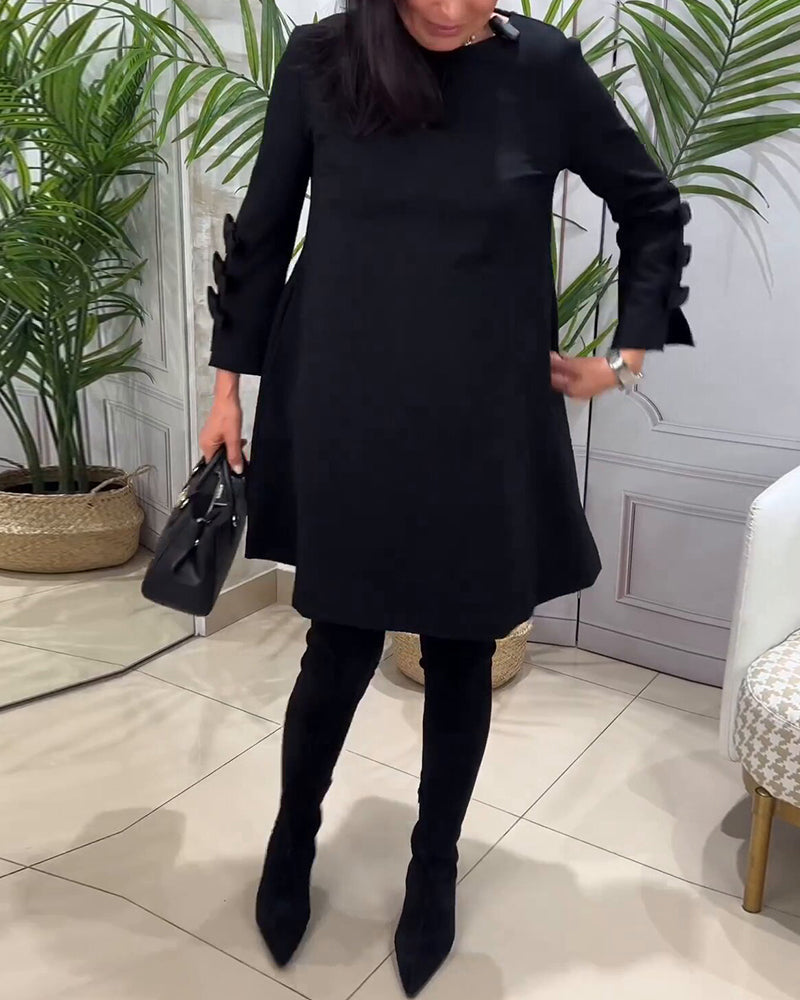 Dames Casual Jurk met Lange Mouwen β Basic, Voor Dagelijks Gebruik