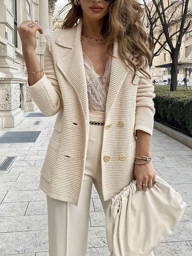 Dames Regular Fit Blazer – Lichtgewicht Herfst Blazer, Zakelijk en Casual