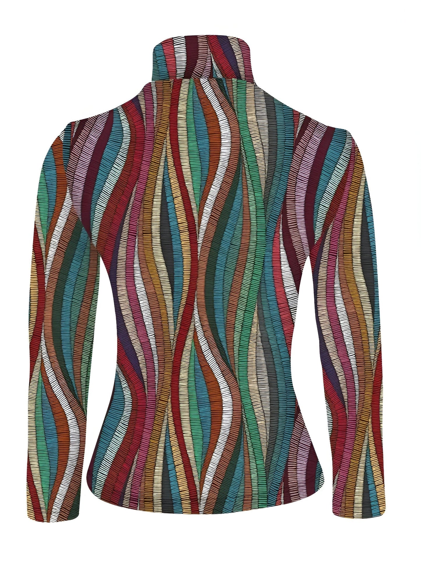 Loïs - T-shirt met Chique Gekleurde Streep
