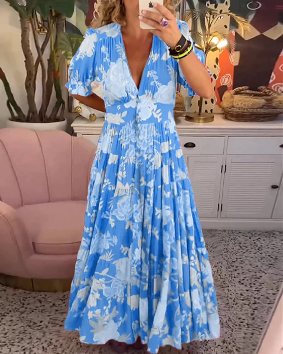Livia - Charmante Bloemenjurk
