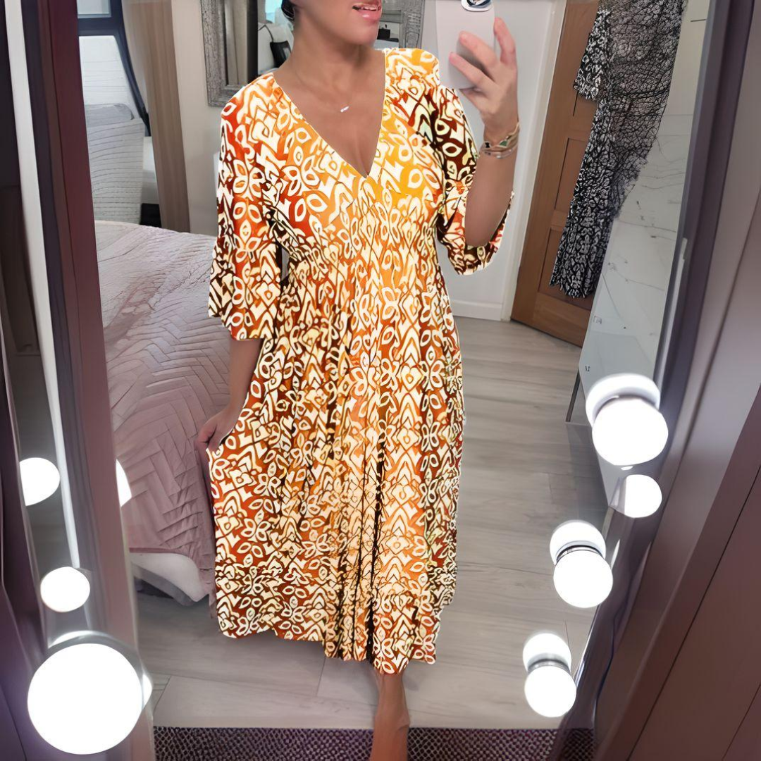 Naya - Boho Print Jurk