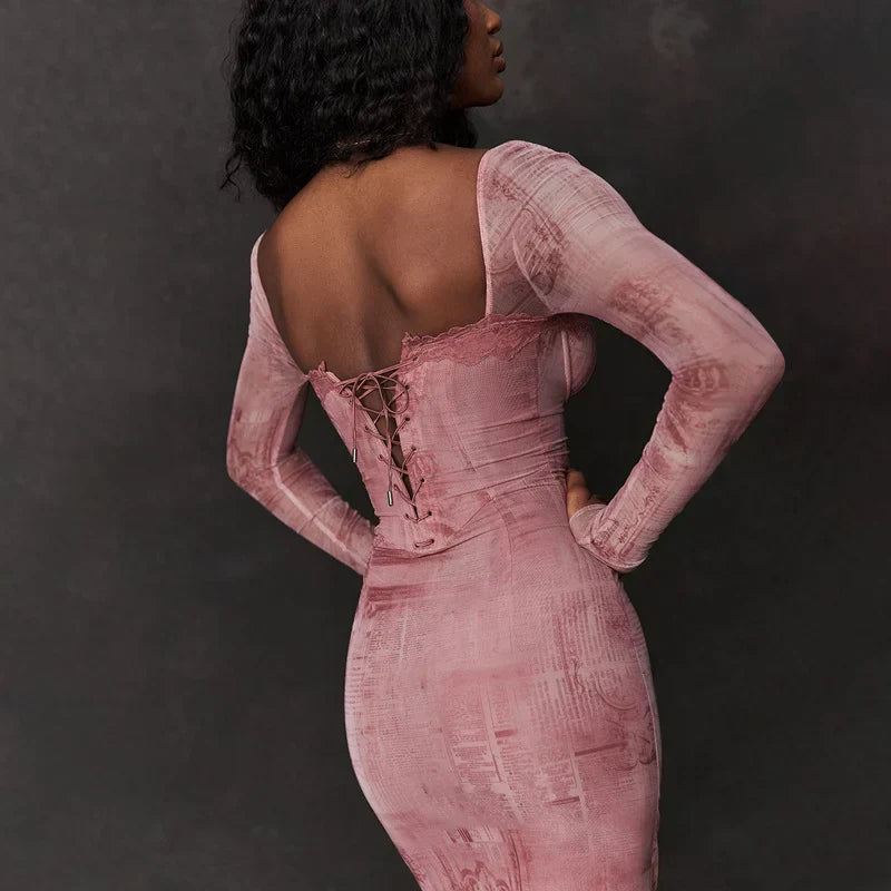 Livia - Stijlvolle Roze Jurk