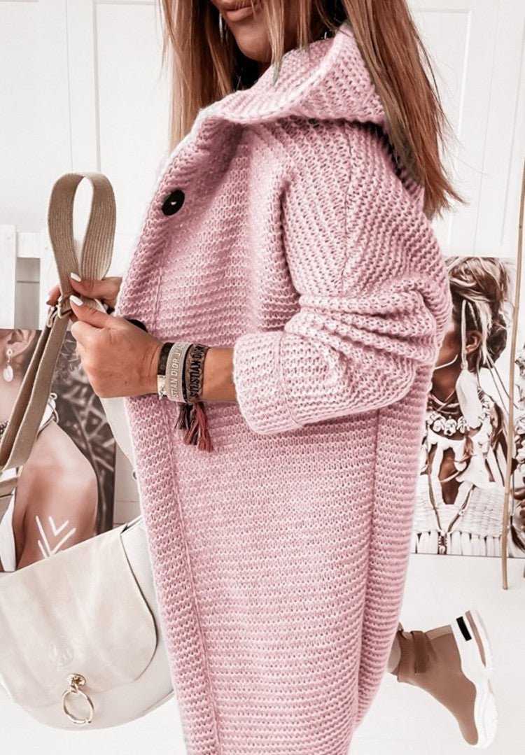 Dames Basic Trui met Lange Mouw β Gebreid, Casual voor Herfst en Winter