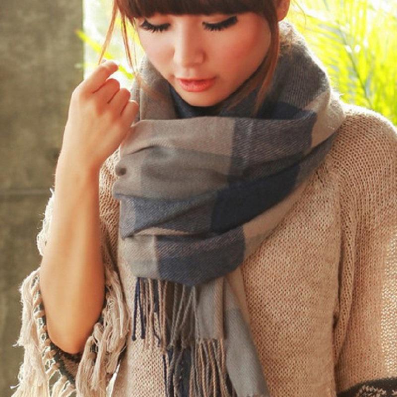 Dames Oversized Omslagdoek Sjaal – Kasjmier, Warme Wintersjaal voor Herfst & Winter