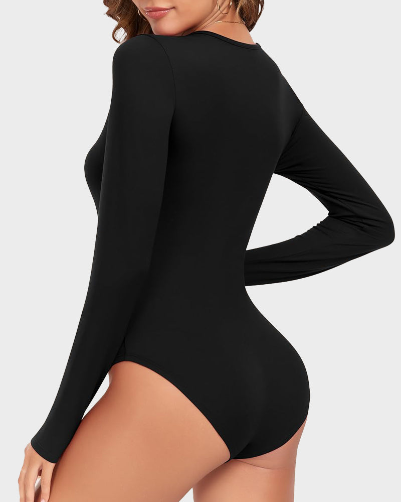 Selene – Sculpting V-Neck Bodysuit