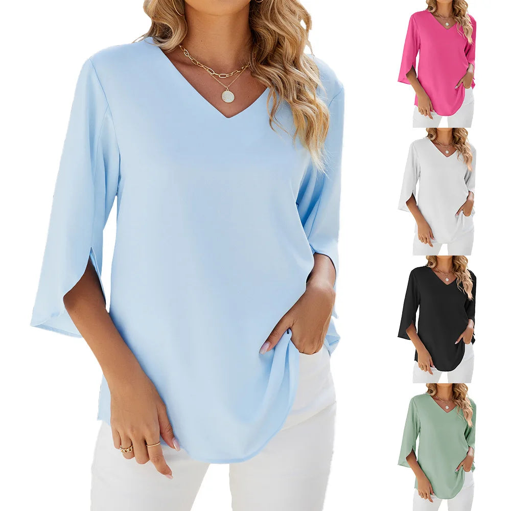 Nimra - V-hals Blouse