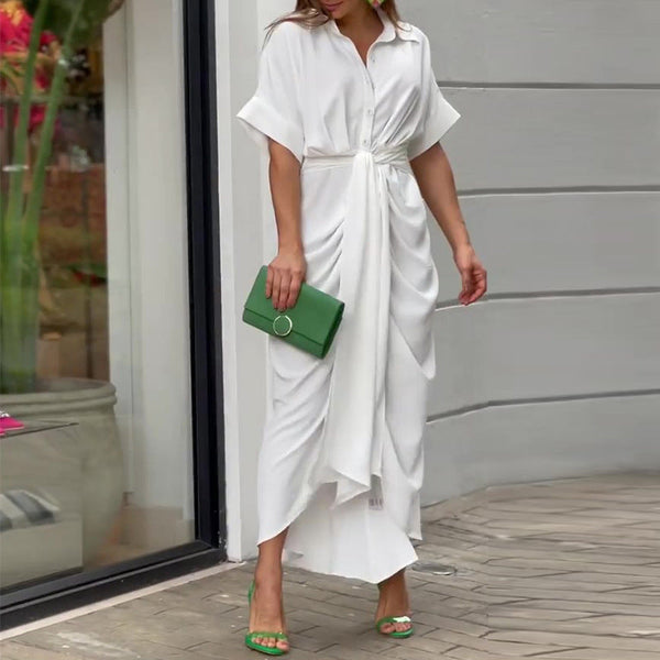 Sophie - Chic Maxi Jurk met Strik voor de Zomer