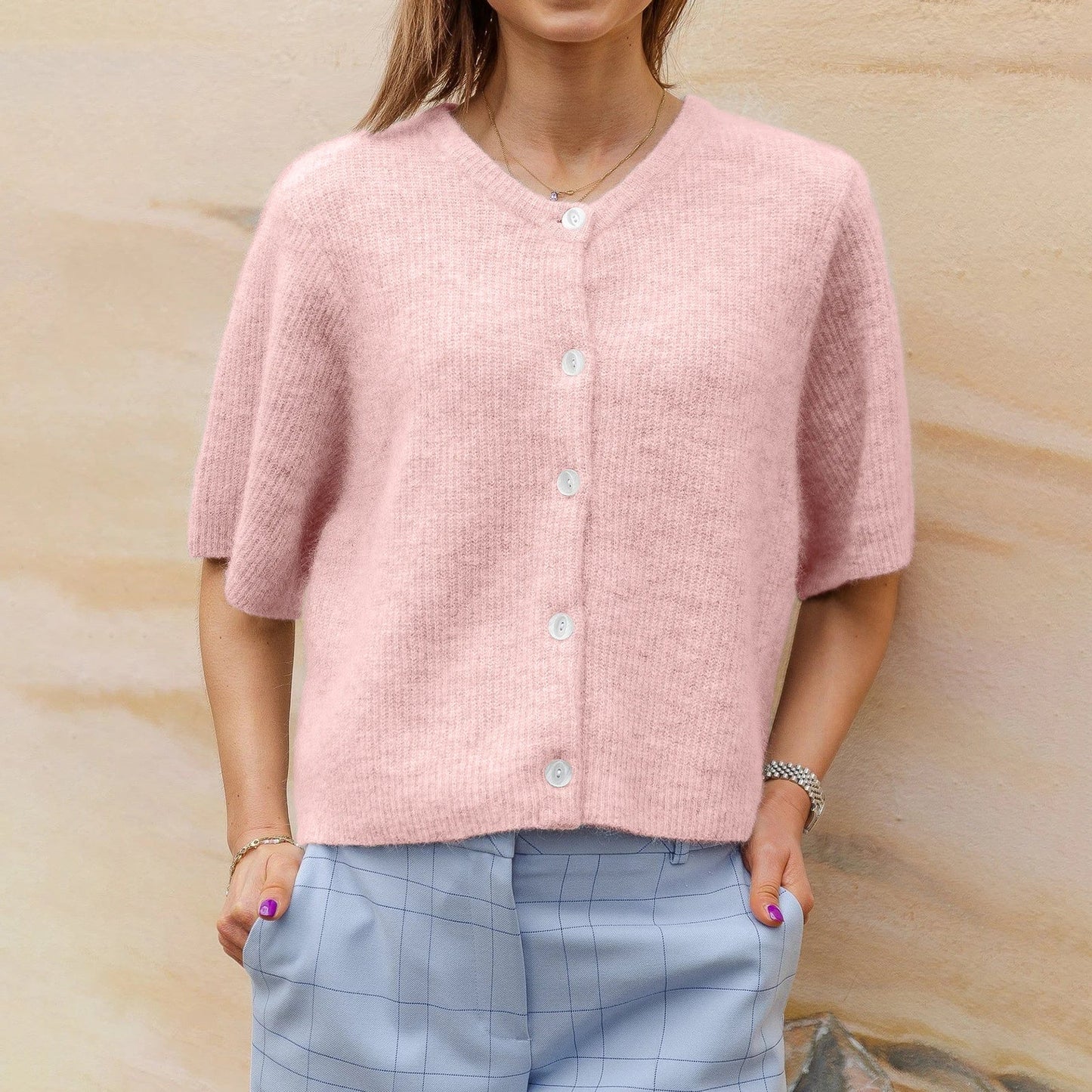 Yara - Streetwear Vest met Korte Mouwen