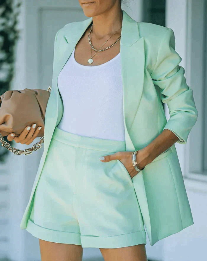 Norah - Stijlvolle Blazer & Shorts Set