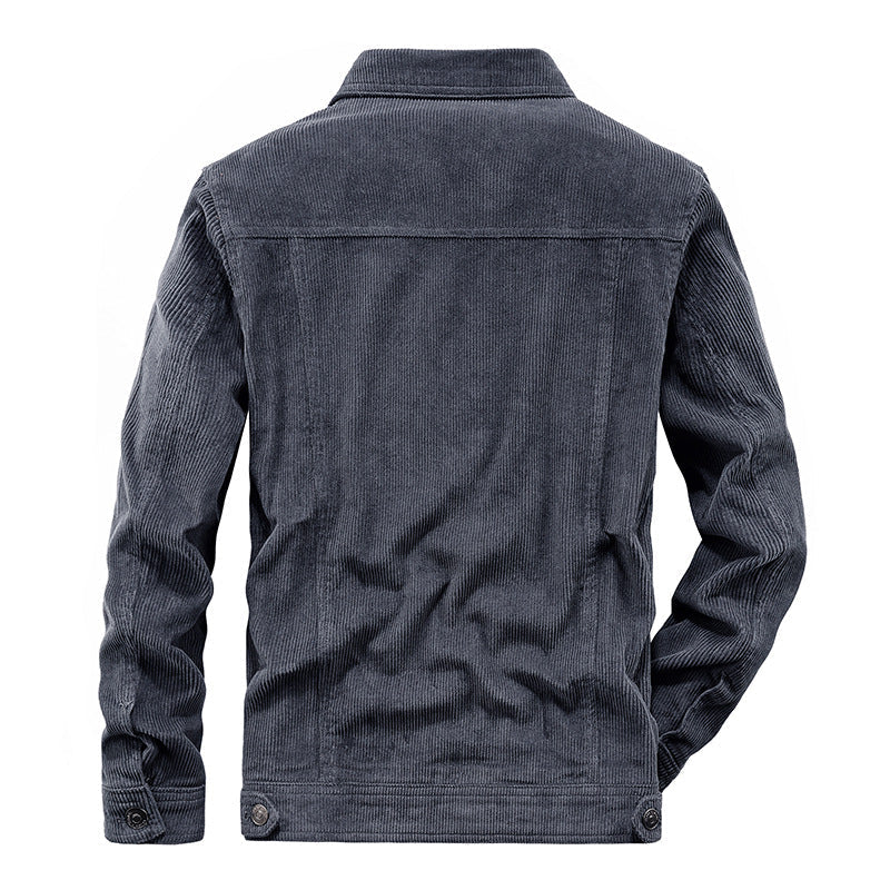 Heren Corduroy Jack Dun Model – Casual Ribfluweel Jas