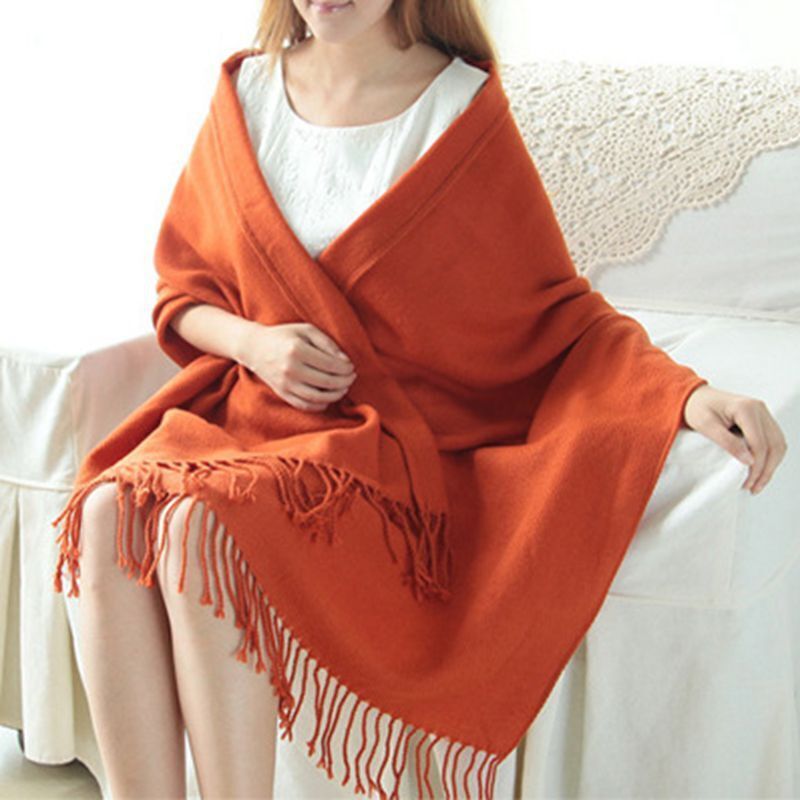Dames Oversized Omslagdoek Sjaal – Kasjmier, Warme Wintersjaal voor Herfst & Winter
