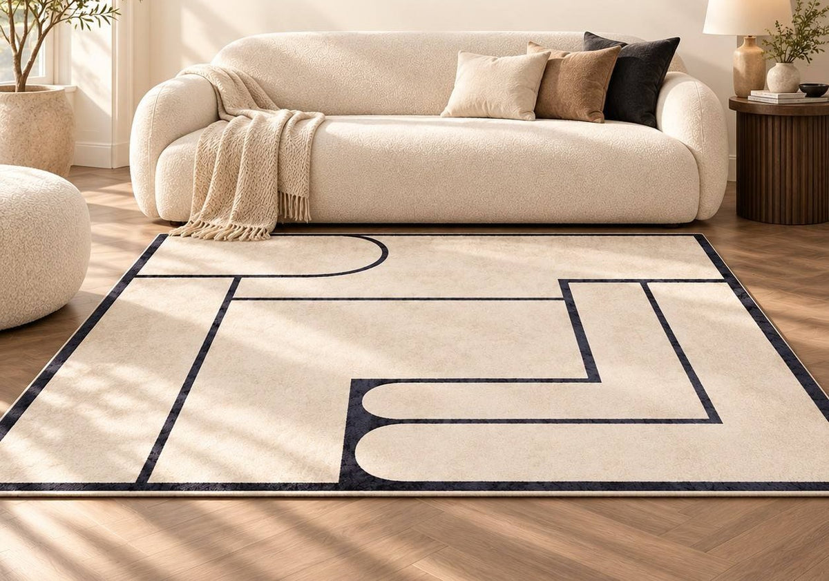 Vloerkleed Geometrisch Patroon Woonkamer