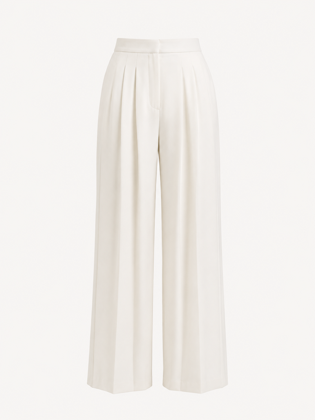 Dames High-Waisted Broek – Wijde Pijp, Casual voor Dagelijks Gebruik