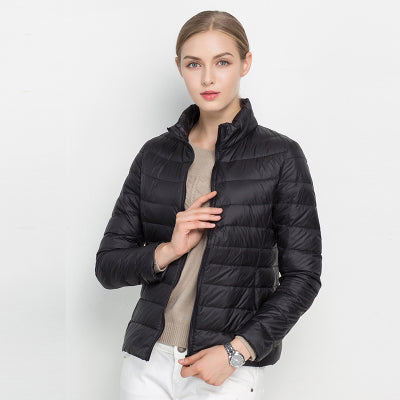 Dames Lichtgewicht Donsjas โ Gewatteerde Puffer Tussenjas voor Herfst en Winter, Casual Outdoor