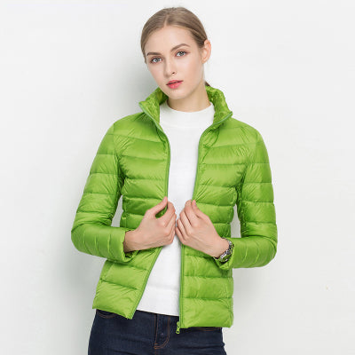 Dames Lichtgewicht Donsjas โ Gewatteerde Puffer Tussenjas voor Herfst en Winter, Casual Outdoor