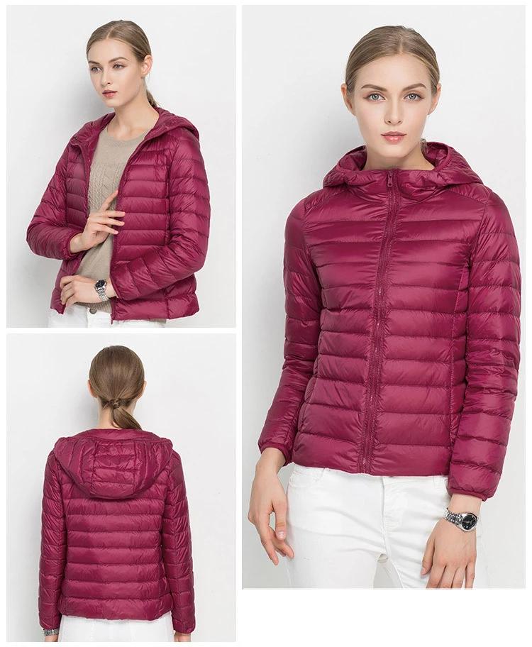 Dames Lichtgewicht Gewatteerde Donsjas – Puffer jas met Donsvulling, Casual Outdoor Tussenjas voor Herfst en Winter