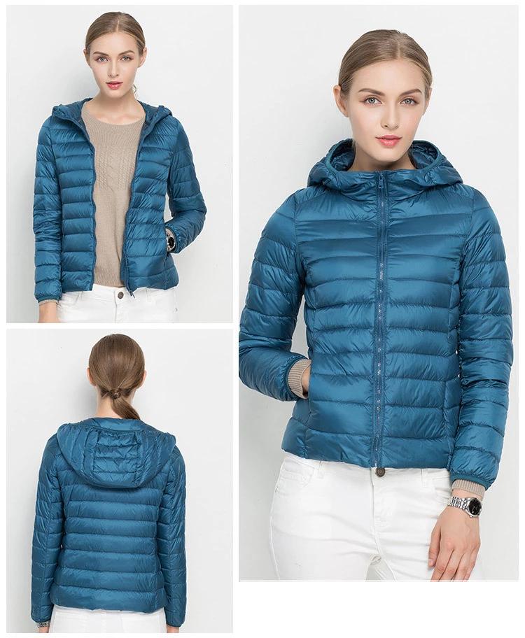 Dames Lichtgewicht Gewatteerde Donsjas – Puffer jas met Donsvulling, Casual Outdoor Tussenjas voor Herfst en Winter